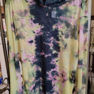 Tie-Dye Long Sleeve Hoodie